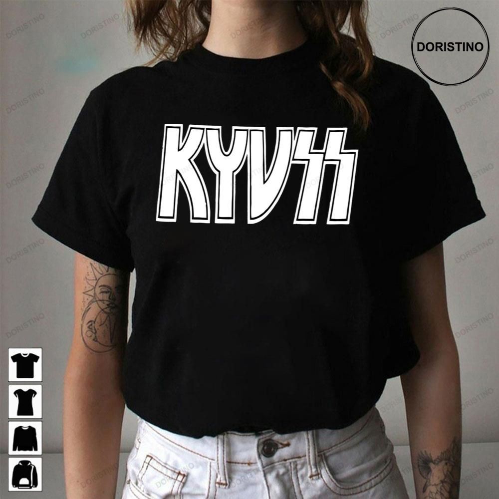 Black White Logo Kyuss Awesome Shirts